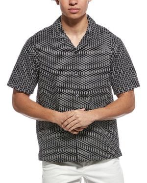 Theory Noll Geo Shirt - Grey