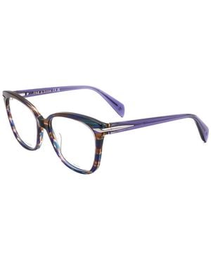 Rag & Bone Rnb3077 54Mm Optical Frames - Blue