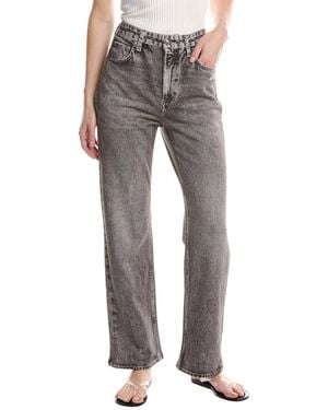Rag & Bone Miramar Shea High-Rise Ankle Straight - Gray