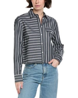 Rag & Bone Mina Multi Stripe Shirt - Blue