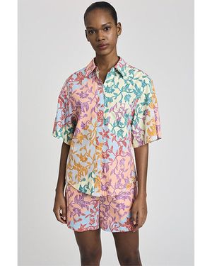 10 Crosby Derek Lam Keaton Oversized Button-down Shirt - Multicolour