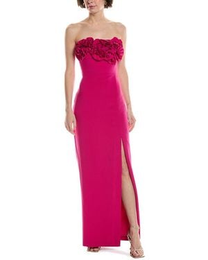 ML Monique Lhuillier Gemma Gown - Pink