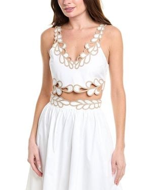 Cinq À Sept Bonnie Top - White