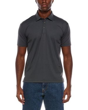 Vintage 1946 Jacquard Lurex Polo Shirt - Blue