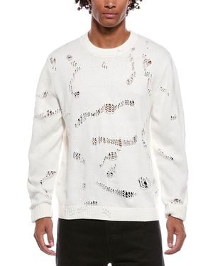 RTA Ethan Crewneck Jumper - White