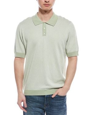 FOR THE REPUBLIC Knit Polo Shirt - Grey