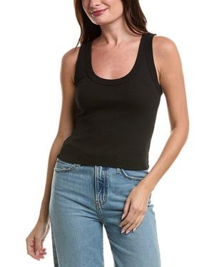 Project Social T Nara Scoop Neck Rib Tank - Black