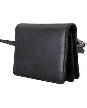 Dolce & Gabbana Leather Bifold Wallet - Black