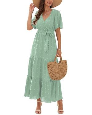Emma way Maxi Dress - Green