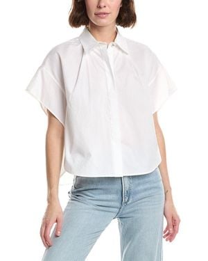 Rag & Bone Maura Poplin Shirt - White