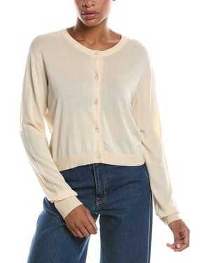 Officine Generale Moane Silk-Blend Cardigan - Blue