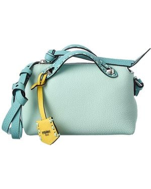 Fendi By The Way Selleria Mini Leather Satchel - Blue