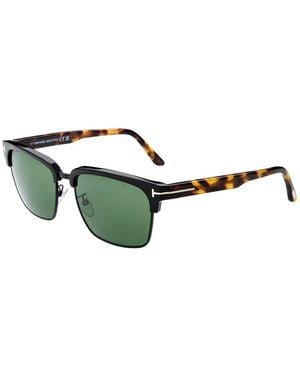 Tom Ford River 57Mm Sunglasses - Green