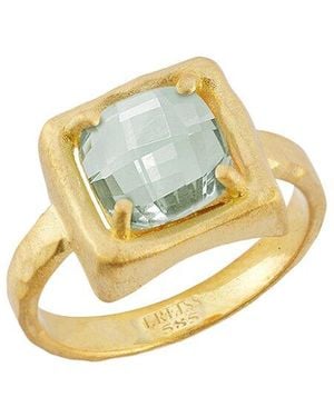 Reiss 14K 1.75 Ct. Tw. Diamond & Amethyst Cocktail Ring - Metallic