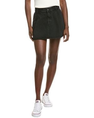 FRAME Frame The Pleated Mini Skirt - Black