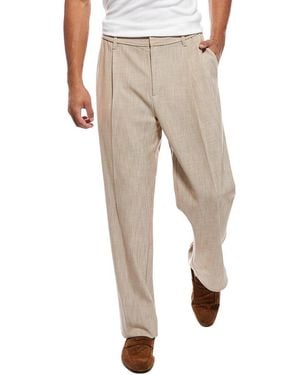 Jonathan Simkhai Duncan Single Pleat Pant - Natural