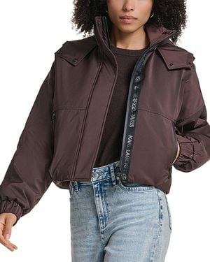 KARL LAGERFELD Anorak Jacket - Brown