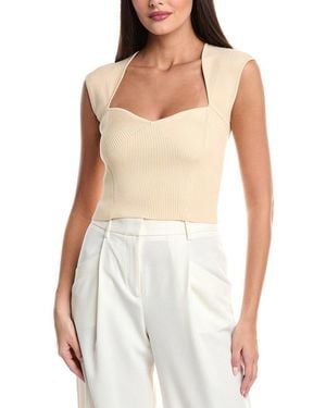 Jonathan Simkhai Abia Cropped T-Shirt - White