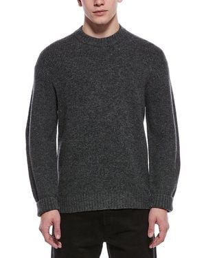 Theory Wool & Cashmere-Blend Crewneck Jumper - Grey