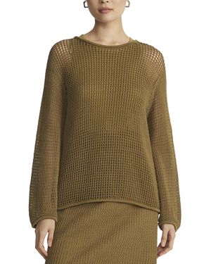 Lafayette 148 New York Open Stitch Voluminous Sleeve - Green
