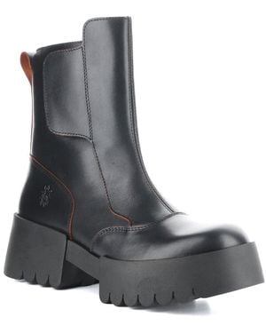 Fly London Egli Leather Boot - Black