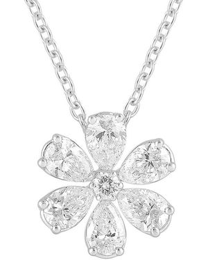 Lab Grown Diamonds 0.93 Ct. Tw. Lab-Grown Diamond Pendant - White