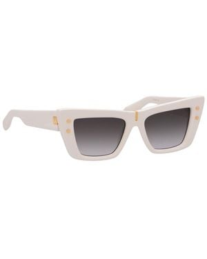 Balmain Bps156 54Mm Sunglasses - White