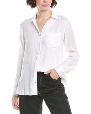 Bella Dahl Boyfriend Button-Up Shirt - White