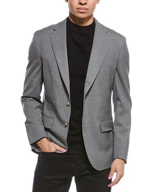 Eleventy Wool & Silk-Blend Jacket - Grey