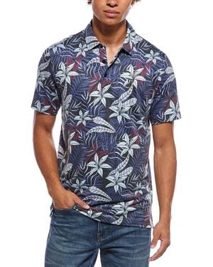 Travis Mathew Featherweight Open Polo Shirt - Blue