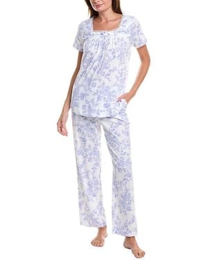 Carole Hochman 2pc Pyjama Set - Blue