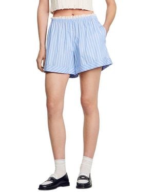 Sandro Stitch Short - Blue