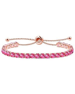Liv Oliver 18K Rose Cz Bracelet - Pink