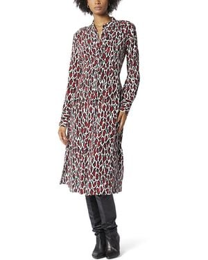 Equipment Thea Silk Midi Dress - Multicolour