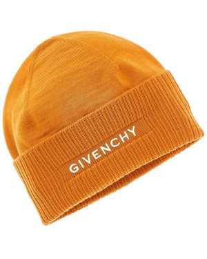 Givenchy 4G Wool Beanie - Orange