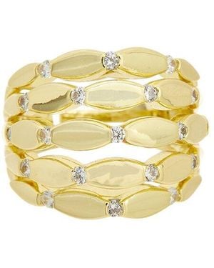 Juvell Plated Cz Ring - Metallic