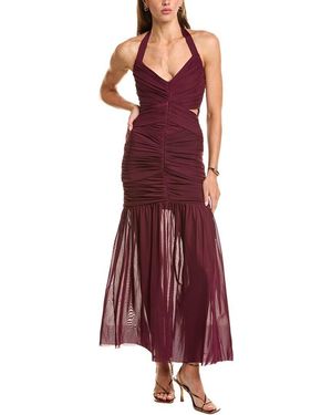 Elliatt Elena Halter Neck Gown - Red