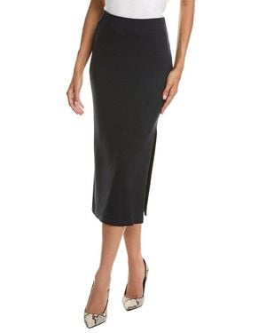 Bella Dahl Rib Skirt - Black