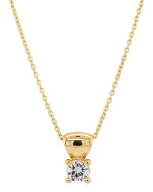 MaxColor 14k Resin-filled Necklace - Metallic