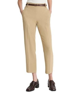 Vince Mid Rise Tapered Pull On Pant - Natural