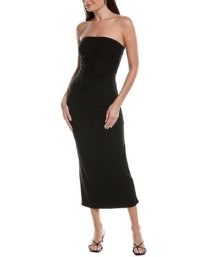 REVERIEE Midi Dress - Black