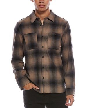 HUNTER Plaid Flannel Shirt - Brown