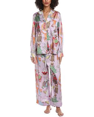 Karen Mabon 2Pc Pyjama Set - Red