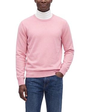 N.Peal Cashmere Oxford Cashmere Round Neck Jumper - Pink