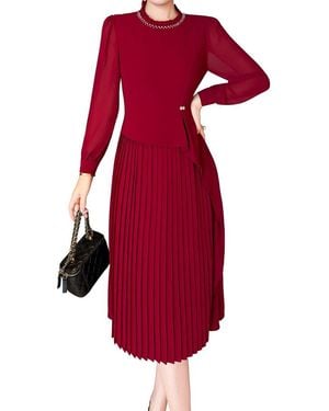 BRC By BURRYCO Midi Dress - Red
