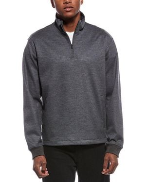 Theory Wool-Blend 1/4-Zip - Grey