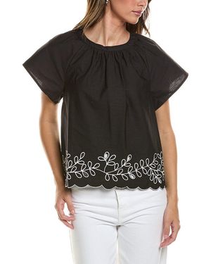 Vince Camuto Raglan Blouse - Black