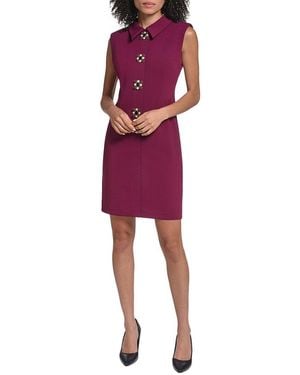 KARL LAGERFELD Scuba Dress - Red