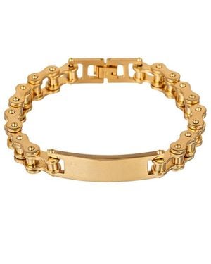 Eye Candy LA Premium Collection Titanium Thomas Chain Link Bracelet - Metallic