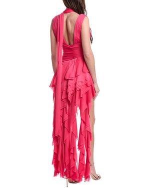 sachin and babi light blue dress FARM Rio Long Sleeve Maxi Dress